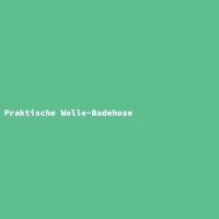 Praktische Wolle-Badehose