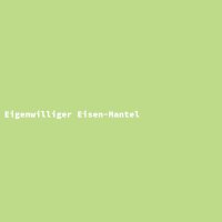 Eigenwilliger Eisen-Mantel