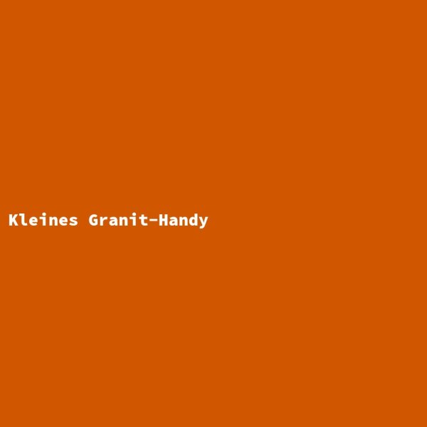 Kleines Granit-Handy