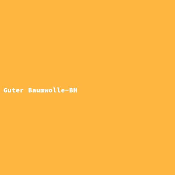 Guter Baumwolle-BH