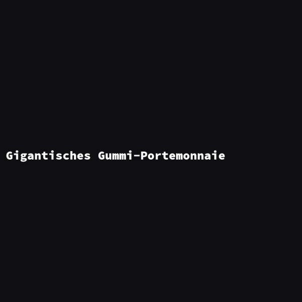 Gigantic Rubber Wallet