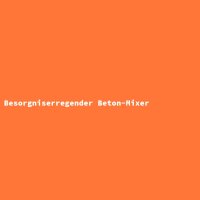 Besorgniserregender Beton-Mixer