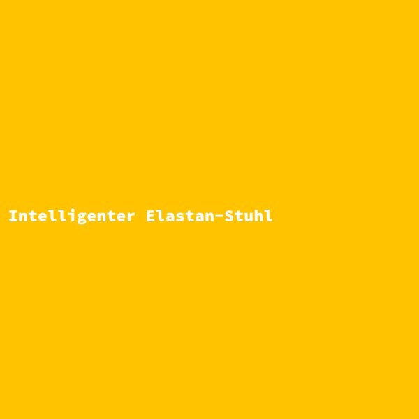 Intelligent Elastane Chair