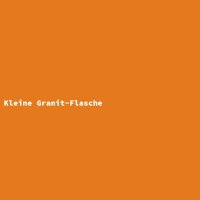 Kleine Granit-Flasche