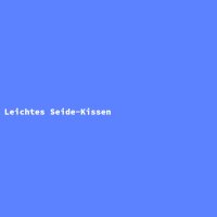 Leichtes Seide-Kissen