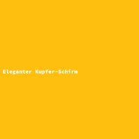 Eleganter Kupfer-Schirm
